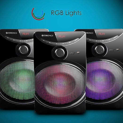 ZEBRONICS Zeb-Energy 60 Watt 2.1 Channel Wireless Bluetooth Multimedia Speaker (Black) ZEBRONICS Zeb-Energy 60 Watt 2.1 Channel Wireless Bluetooth Multimedia Speaker (Black)